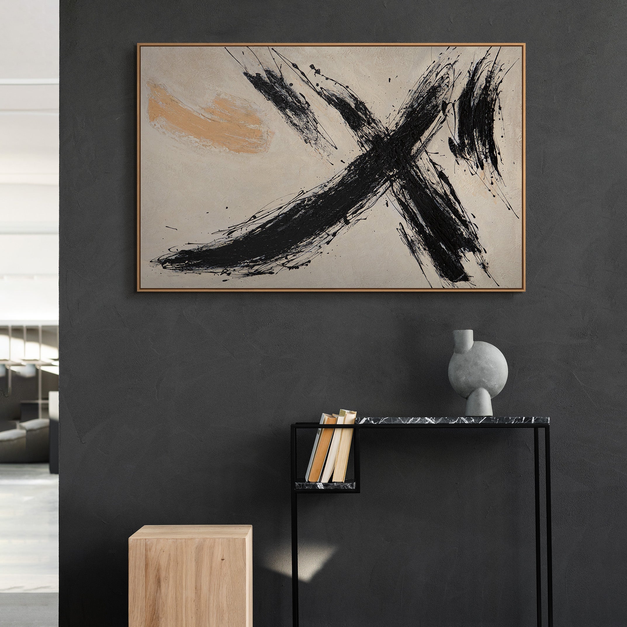 Kunstmalerei Mit ölbildern RGVV Ölgemälde Auf Leinwand Handgemalt,Moderne  Kunst Bilder ölbilder Für Wohnzimmerwand, image size:2146x2146