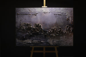 kunstwerk gemälde mit rahmen