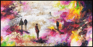 Framed wall art modern "Spring chill"