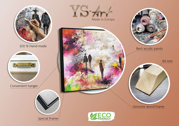 Framed wall art modern "Spring chill"