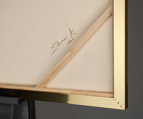 Abstract art "Graphic Rhythm" with frame wall decoration living room