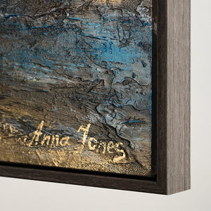 handgemalte bilder auf leinwand mit rahmen