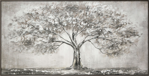Abstract wall painting with frame "The tree of Life"