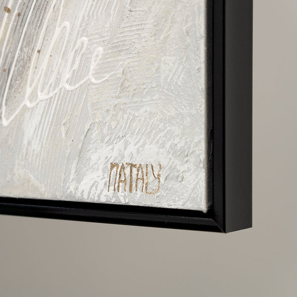 Modern floral painting with frame "Spring flowers"