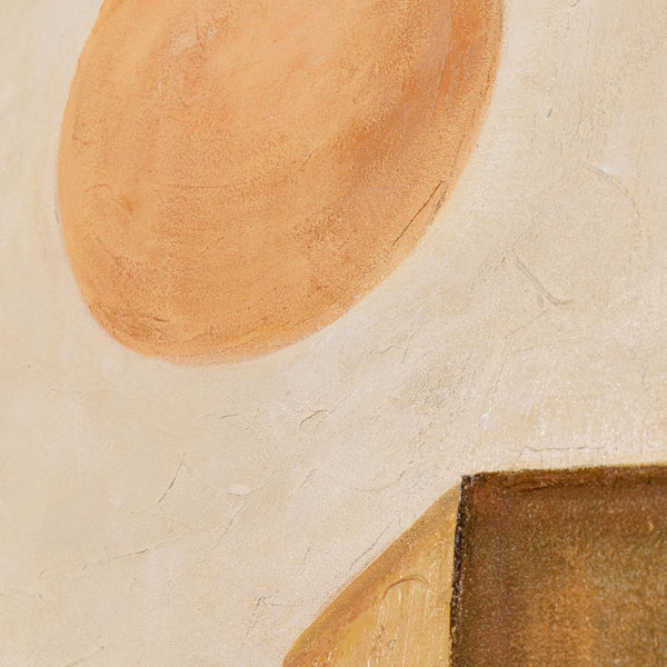 Abstraktes Motiv mit Kreisform und Textur