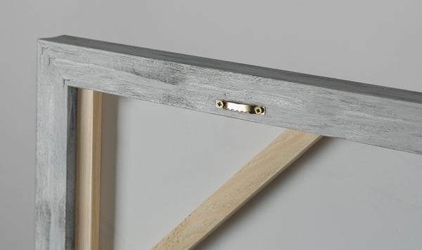 Framed elegant abstract painting on canvas "Ascent"