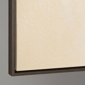 Kantenansicht Leinwand Naturfarben modern