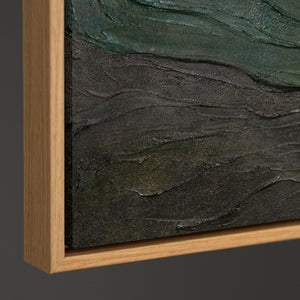 Kantenansicht Strukturmalerei Naturtöne