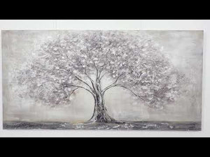 Abstract wall painting with frame "The tree of Life"