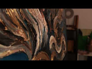 Leinwandkunst Acryl Textur Handgemalt