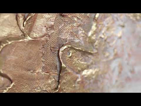 Abstract Modern Painting "Beauty" with frame 180x60 cm