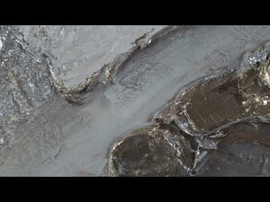 Framed elegant abstract painting on canvas "Ascent"