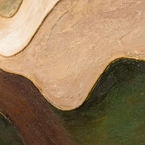 Reliefmalerei Naturtöne harmonische Linien