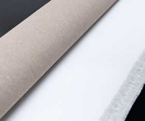 Hand-Painted Painting "Mery" – Abstract Line Art in Beige