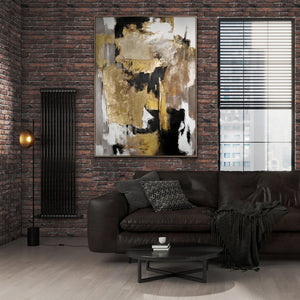 Framed abstract art for living room