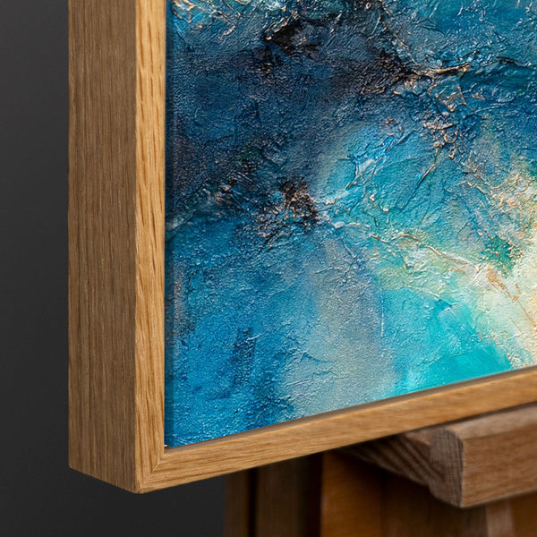 Rahmen aus natürlichem Holz – Detail