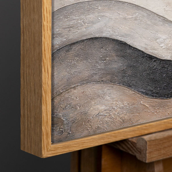 Rahmen aus natürlichem Holz – Detail