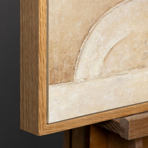 Rahmen aus natürlichem Holz – Detail