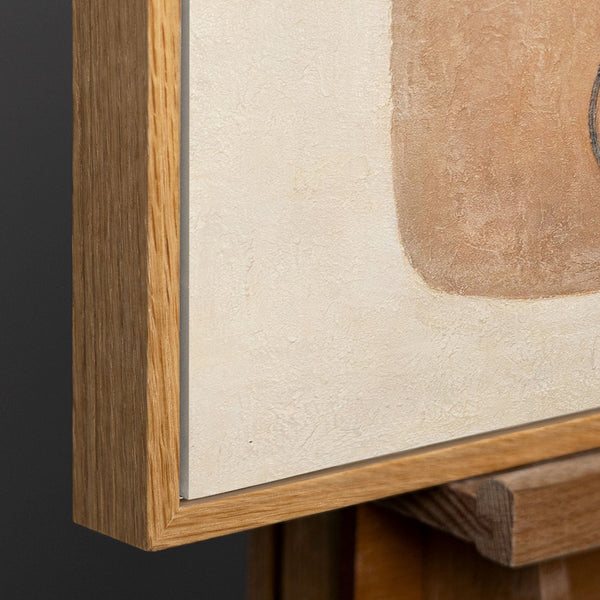 Rahmen aus natürlichem Holz – Detail