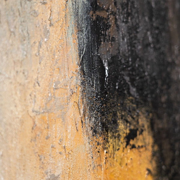 Modernes abstraktes Gemälde für stilvolle Innenräume in neutralen Farben