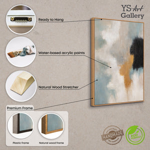 Hand-Painted Painting Framed "Transitions of Light"