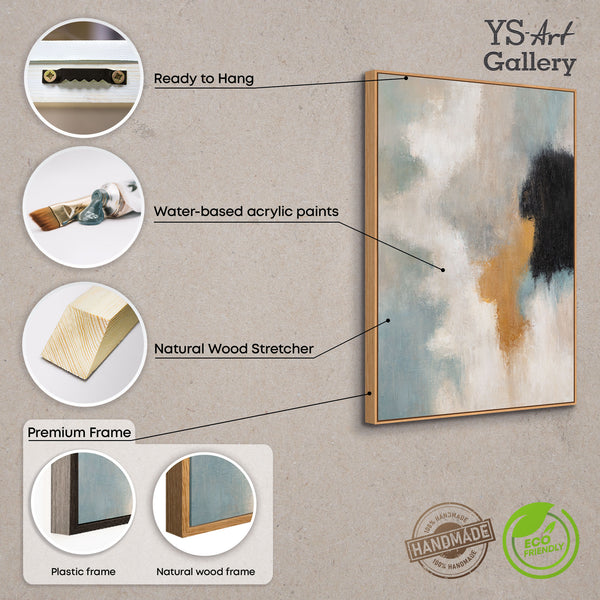 Hand-Painted Painting Framed "Transitions of Light"