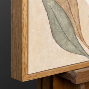 Hand-Painted Flower Acrylic Paintings "Dance of Leaves"