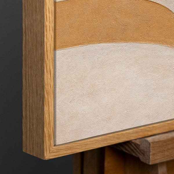 Rahmen aus natürlichem Holz – Detail