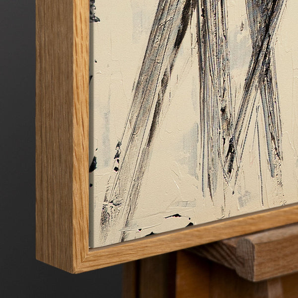 Rahmen aus natürlichem Holz – Detail