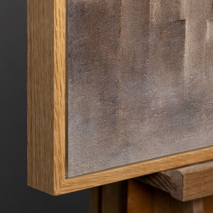 Rahmen aus natürlichem Holz – Detail