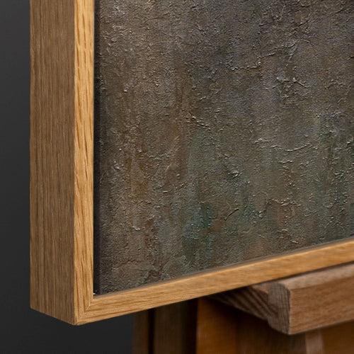 Natürlicher Holzrahmen in Nahaufnahme