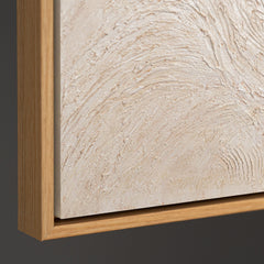 Hand-Painted Acrylic Abstract Paintings "Wooden Flow"