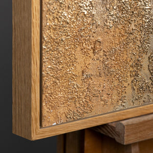 Natürlicher Holzrahmen in Nahaufnahme