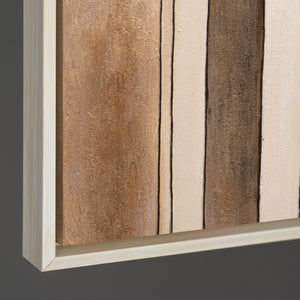 Abstraktes Wandbild mit hochwertigem Rahmen im modernen Stil