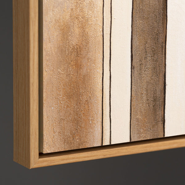 Feine Struktur und Materialität eines abstrakten Kunstwerks