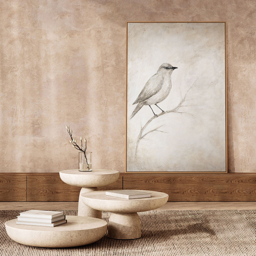 Modernes abstraktes Wandbild mit Struktur und zeitloser Ästhetik