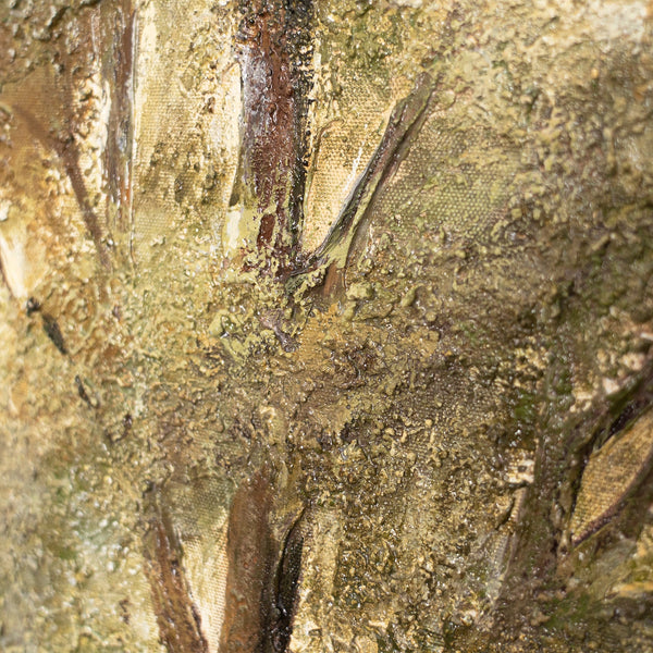 Handgemalte Acrylmalerei „Baum der Kontemplation“ – Wandkunst mit Baum Motiv