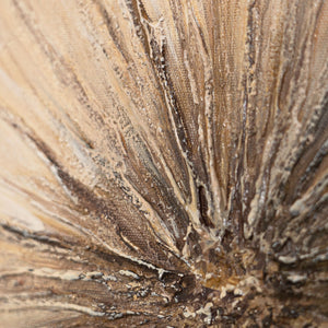 Handgemalte Acrylmalerei „Atem des Sommers“ – Moderne Abstrakte Kunst mit Rahmen