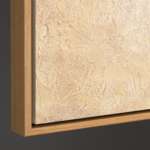 Handgemalte Acrylmalerei „Atem des Sommers“ – Moderne Abstrakte Kunst mit Rahmen