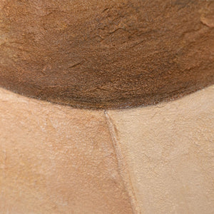 Detailaufnahme der Textur eines modernen abstrakten Wandbildes