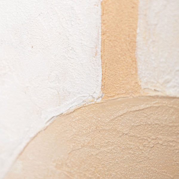 Zeitgenössische abstrakte Wandkunst mit Struktur, minimalistisches Design