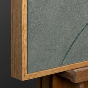 Rahmen aus natürlichem Holz – Detail