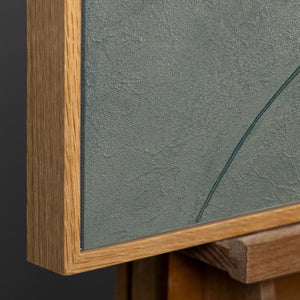 Hand-Painted Canvas Abstract Art "Eternal Line"