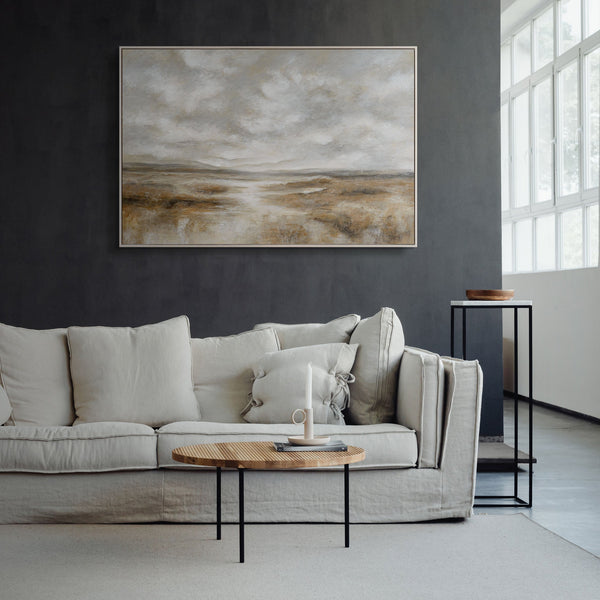 Feine Struktur und Materialität eines abstrakten Kunstwerks