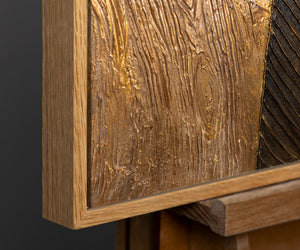 Rahmen aus natürlichem Holz – Detail