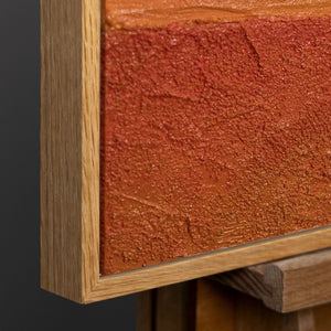 Rahmen aus natürlichem Holz – Detail