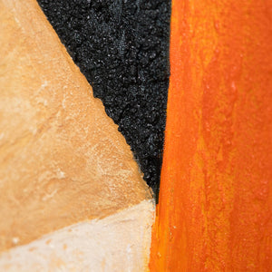 Modernes abstraktes Gemälde für stilvolle Innenräume in neutralen Farben