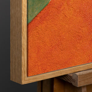 Rahmen aus natürlichem Holz – Detail