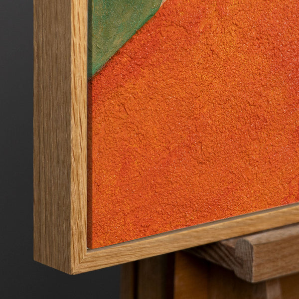 Rahmen aus natürlichem Holz – Detail