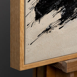 Hand-Painted Wall Abstract Painting "Power of the Brushstroke"